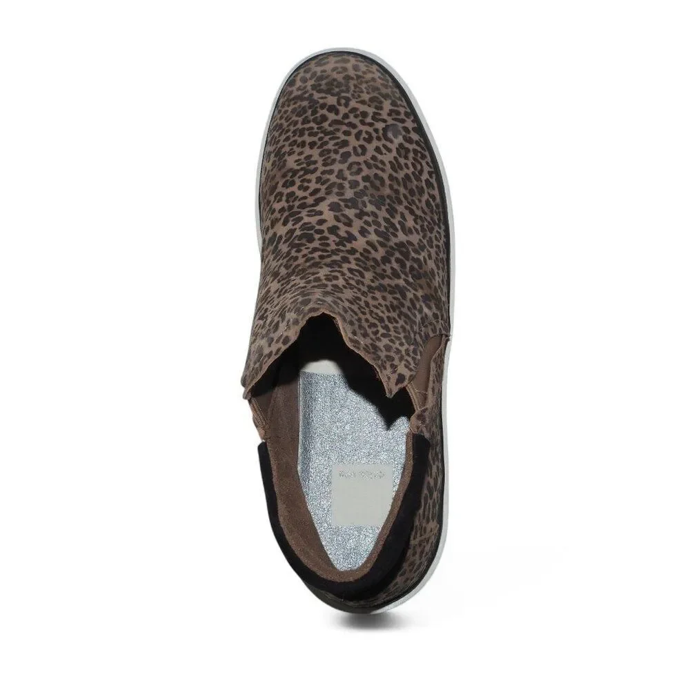 DV‎ Dolce Vita Vinni Microsuede Cheetah Chelsea Fashion Sneakers Women's 8.5